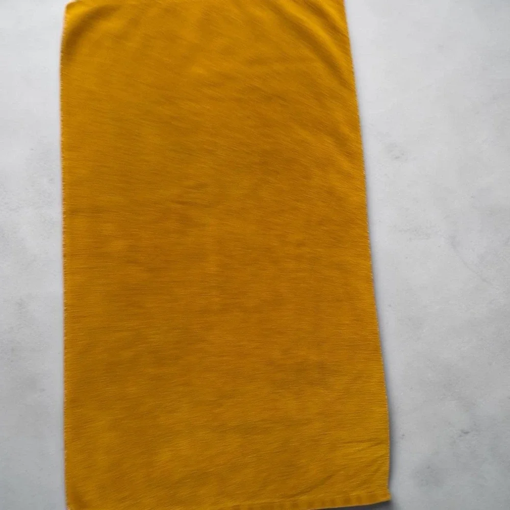 Vtg 70s Fieldcrest Hand Towel 3-pc bathmat set‎ 100% Cotton Gold Coordinates YSL